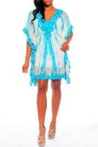  Blue Tie Dye Caftan