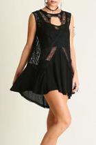  Lace Sleeveless Tunic