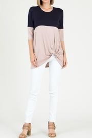  Block Knotted Top