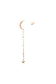  Moon-and-star Threader Earring