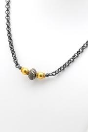  Pave Bead Necklace