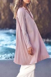  Pink Pleated Blazer