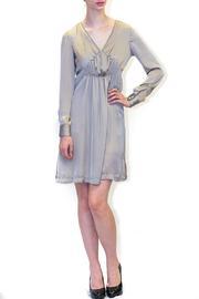  Taupe Satin Dress