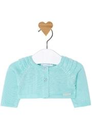  Turquoise Ruffle Cardigan