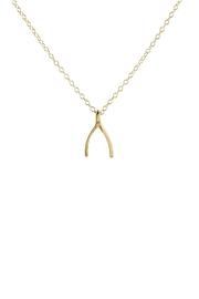 Wishbone Charm Necklace