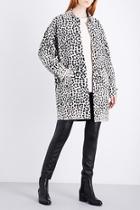  Leopard Wool Blend Jacket