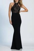  Halter Prom Gown