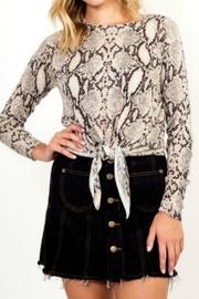  Snake Tie Sweater