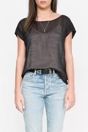  Sheer Striped Shirt