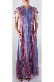  Paisley Button-up Dress