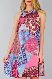  Floral Patchwork Dress