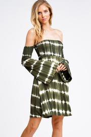  Tie-dye Smocked Gypsy Mini Dress