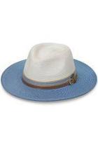  Kristy Ice Blue Fedora Hat
