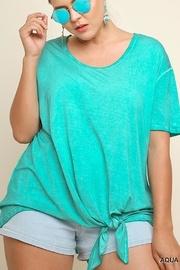  Aqua Knot Top