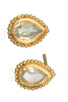  White-topaz Stud Earrings