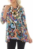  Sleeve Tunic Top