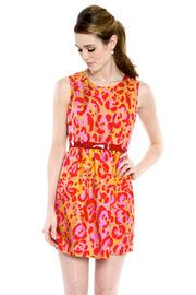  Belted Cheetah Dress