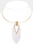  Geometric Pearl Necklace