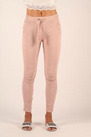  Ruched Jogger With Tie Waist