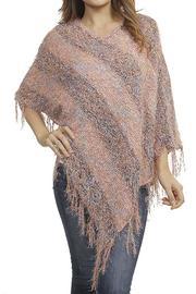  Stripe Design Poncho