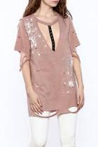  Old Rose Tunic Top