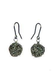 Knitted Silverballs Earrings