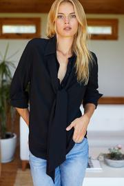  Ribbon's Neck Tie Blouse