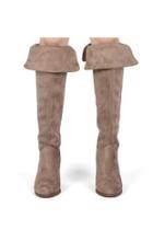  Taupe Heeled Boots