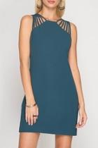  Multi-stap Sheath Dress