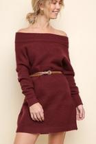  The Versa Sweater/off-shoulder-dress