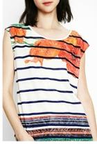  Sailor Striped Floral Tee