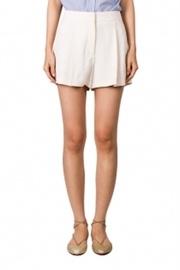  Crepe Pleated Shorts