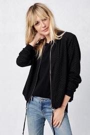  Eyelet Bomber Jacket