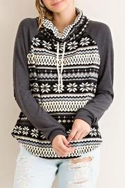  Gray Snowflake Sweater