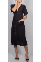  Stella Button-down Tie-dress