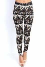 Black & Gold Prints Leggings