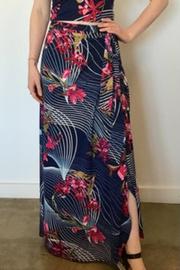  Floral Maxi Wrap Skirt