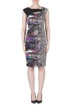  Pixel Print Dress
