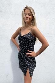  Floral Satin Mini-dress