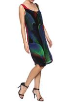  Silk Feather Dress