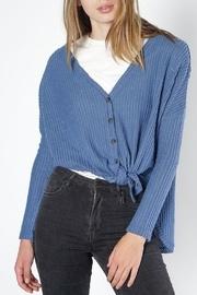 Waffle Button Top