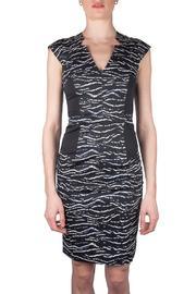  Fitted Print Dress