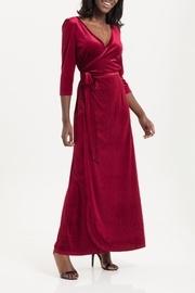  Elizabeth Velvet Wrap-dress