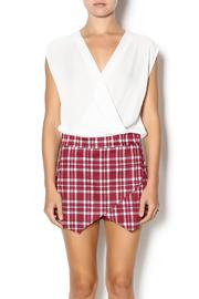  Merlot Plaid Romper