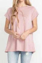  Pink French Terry Shirt