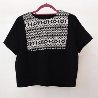 Black Top Pattern Detail