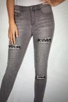  Grey Bling Jeans
