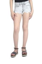  Destructed Gray Shorts
