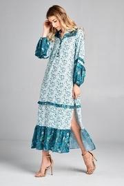  Boho Print-maxi Dress