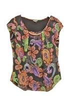  Black Paisley Top